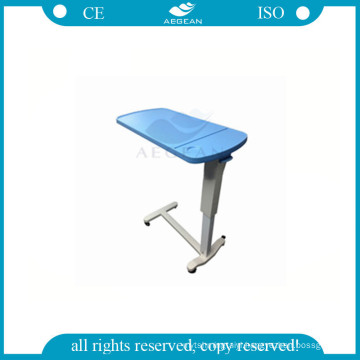 AG-OBT003 height adjustable ABS hospital used bedside tables